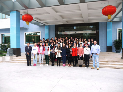 44 students of Shunde Polytechnic college visited and studied in Lanson